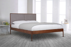 
                  
                    The Elegant Wooden Micah Wooden Bedframe joins Natural oak with an Upholstered headboard. With its minimalistic design creates a luxurious look with its fully upholstered headboard taking centre stage in any bedroom.
                  
                